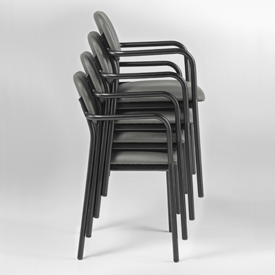 Fit Plus Arms Charcoal 4 stack side on GREY 400x400px