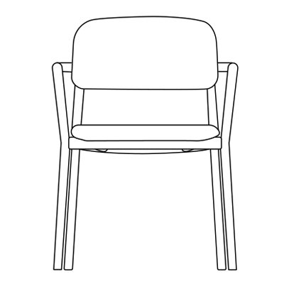Line drawing Illustrator version 400x400px